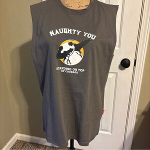 Chool dabbing panda Sleeveless Tee with Graphic Print